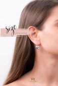 Mint Green Earrings, Soft Green Crystal Drop Earrrings, Seaglass Crystal Drop Earrings, Light Green Bridal Earrings, Bridesmaids Earrings.