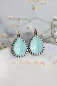 Light Green Crystal Earrings, Soft Green Bridal Crystal Drop Earrings, Bridal Green Mint Earrings, See Foam Green Earrings, Gift For Her.