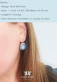 Blue Denim Crystal Earrings, Blue Crystal Drop Earrings, Denim Blue Earrings, Gift For Woman, Handmade Earrings, Blue Earrings