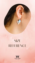 Light Blue Drop Earrings, Aquamarine Crystal Earrings, Light Blue Bridal Earrings, Bridesmaids Light Blue Earrings, Handmade Earrings