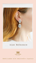 Dusty Blue Chandeliers, Bridal Dusty Blue Earrings, Dusty Blue Earrings, Light Blue Statement Earrings, Blue Chandeliers, Bridal Earrings