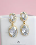 Dusty Blue Chandeliers, Bridal Dusty Blue Earrings, Dusty Blue Earrings, Light Blue Statement Earrings, Blue Chandeliers, Bridal Earrings