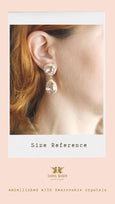 Blush Pink Chandeliers, Bridal Morganite Earrings, Dusty Rose Earrings, Light Pink Statement Earrings, Blush Chandeliers, Bridal Earrings