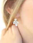 Dusty Blue Earrings, bridesmaid Dusty Blue Earrings, Dusty Blue Drop Earrings, Bridal Dusty Blue Earrings, Light Blue Earrings