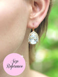 Magenta Pink Crystal Earrings, Ultra Pink Drop Earrings, Hot Pink Drop Earrings, Ultra Neon Pink Earrings, Ultra Pink Swarovski Earrings
