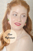 Citrus Green Chandelier Earrings, Lime Green Earrings, Green Turquoise Earrings, Green Chandelier Earrings, Citrus Green LONG Earrings