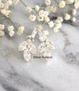 Bridal Crystal Drop Earrings, Bridal Crystal Droplet Earrings, Bridal Drop Earrings, Bridesmaids Earrings, Crystal Earrings, Gift For Her