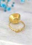 Cocktail Crystal Ring, Crystal Gold Ring, Emerald Green Crystal Ring, Emerald Green Crystal Ring, Gift For Her, Statement Green Crystal Ring