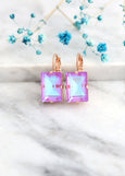 Purple Earrings, Purple Ultra Drop Earrings, Bridal Lilac Earrings, Lilac Earrings, Gift For Her, Ultra Purple Crystal Gold Earrings