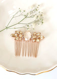 Bridal Crystal Gold Hair Comb, Champagne Hair Comb, Rose Gold Hair comb, Hair Accessories, Bridal Gold Hair Comb, Champagne Gold Hair Comb.