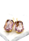 Purple Drop Earrings, Amethyst Crystal Drop Earrings, Bridal Purple Crystal Earrings, Amethyst Purple Crystal Earrings, Purple Earrings