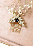 Bridal Hair Comb, Blue Navy Crystal Hair Comb, Blue Bridal Hair Comb, Bridal Hair Accessories, Blue Hair Comb, Bridal Navy Blue Hair Comb