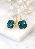 Emerald Drop Earrings, Emerald Green Crystal Earrings, Bridal Emerald Drop Earrings, Emerald Bridesmaids Earrings, Gift For Her