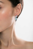 AQUAMARINE Earrings, Aquamarine Bridal Drop Earrings, Light Blue Bridal Stud Earrings, Aquamarine Chandelier Earrings, Bridesmaids Earrings