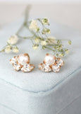 Bridal Earrings, Pearl Crystal Stud Earrings, Bridal Pearl Earrings, Pearl Earrings, Bridesmaids Earrings, Gift For Her, Bridal Pearl Studs