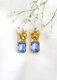Aquamarine Drop Earrings, Bridal Aquamarine Crystal Earrings, Light Blue Crystal Drop Earrings, Bridal Drop Earrings, Bridesmaids Earrings