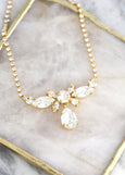 Bridal Crystal Wedding Necklace, Bridal Crystal Necklace, Bridal Rhinestone Necklace, Crystal Wedding Necklace, Bridal Jewelry