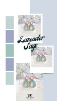 Lavender Sage Earrings, Green Purple Crystal Earrings, Purple Sage Swarovski Earrings, Green Purple Stud Earrings, Bridesmaids Earrings
