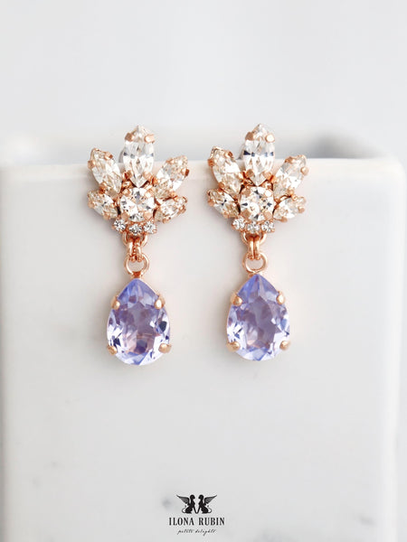 Light Purple Chandeliers, Light Amethyst Purple Chandelier Earrings, Lilac Bridal Earrings, Bridal Lilac Drop Earrings, Bridemaids Earrings.