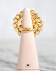 Pink Red Cocktail Crystal Ring, Hot Pink Statement Crystal Ring, Statement Pink Crystal Ring, Adjustable Cocktail Pink Ring, Gift For