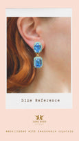 Aqua Blue Chandelier Earrings, Bridal Aqua Blue Earrings, Aqua Blue Turquoise Chandelier Earrings, Light Blue Long Earrings, Gift For Her