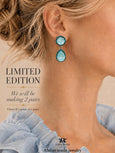 Light Blue Statement Earrings, Ocean Blue Crystal Chandelier Crystal Earrings, Blue Chandelier Earrings, Something Blue Bridal Jewelry