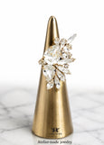 Clear Crystal Swarovski Cocktail Ring, Statement Crystal Ring