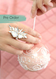 Clear Crystal Swarovski Cocktail Ring, Statement Crystal Ring