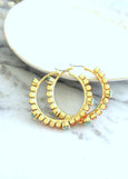 Oversized Orange Earrings, Burnt Orange Crystal Earrings