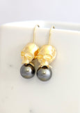 Skull Earrings, Gothic Bride Earrings, Skull Drop Earrings