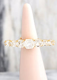 Statement Crystal Ring, Swarovski Cocktail Ring, Clear Crystal Ring