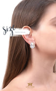 RED EARRINGS, Bridal Ruby Crystal Earrings, Bridesmaids Red Earrings