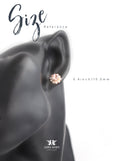 Bridal Blush Crystal Stud Earrings, Blush Stud Earrings