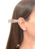 Bridal Blush Crystal Stud Earrings, Blush Stud Earrings