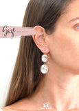 Bridal Crystal Earrings, Statement Clear Crystal Chandelier Earrings