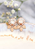 Crystal Stud Earrings, Bridal Crystal Swarovski Stud Earrings