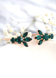 Emerald Green Bracelet, Bridal Wedding Emerald  Bracelet