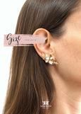 Bridal Emerald Earrings, Climbing Emerald Green Earrings