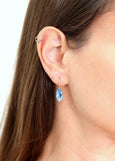 Aquamarine Light Blue Earrings, Bridal Aquamarine Earrings