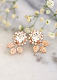 Crystal Stud Earrings, Bridal Crystal Swarovski Stud Earrings
