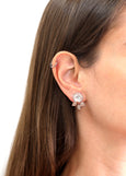 Crystal Stud Earrings, Bridal Crystal Swarovski Stud Earrings