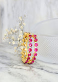 Hoop Earrings, Oversize Hoop Earrings, Pink Gold Earrings
