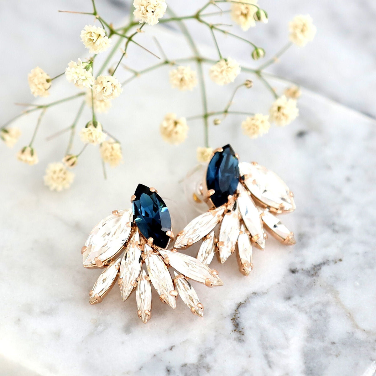 Us navy earrings cheap